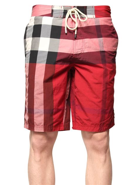 red burberry shorts|burberry shorts men cheap.